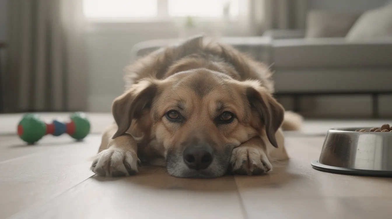 sick dog