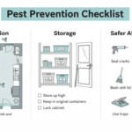 Pest prevention checklist with tips.