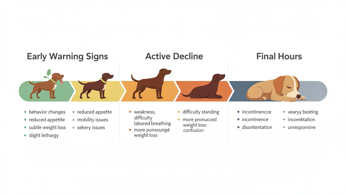 Dog aging stages and symptoms overview